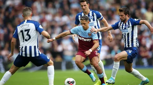 No alcanzó: West Ham igualó con Brighton a pesar del gol de Chicharito Hernández