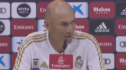 Zinedine Zidane, entrenador de Real Madrid.