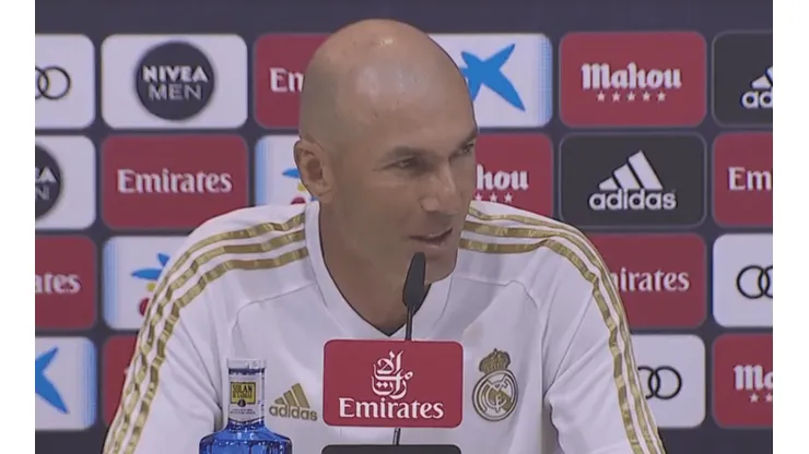 Zinedine Zidane, entrenador de Real Madrid.
