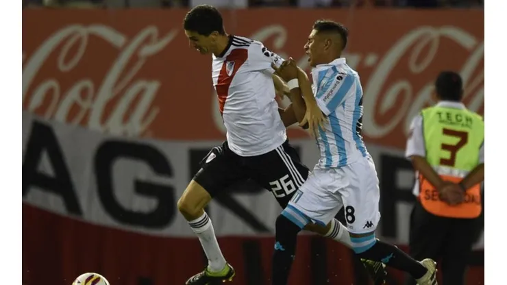 Racing vs. River por la Superliga.