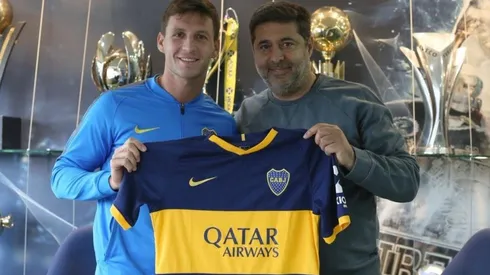 Hincha desde la cuna: el primero posteo de Franco Soldano como jugador de Boca