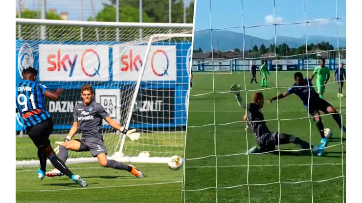 Locura colombiana en Atalanta: tres goles de Duván y dos de Muriel en un amistoso