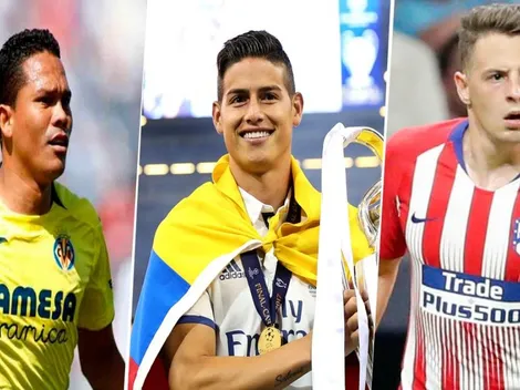 Estos son los jugadores colombianos que estarán presentes en la Liga de España 2019/2020