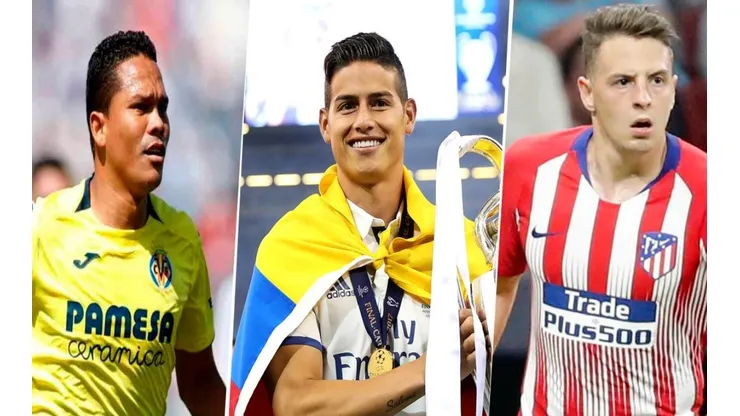 Estos son los jugadores colombianos que estarán presentes en la Liga de España 2019/2020