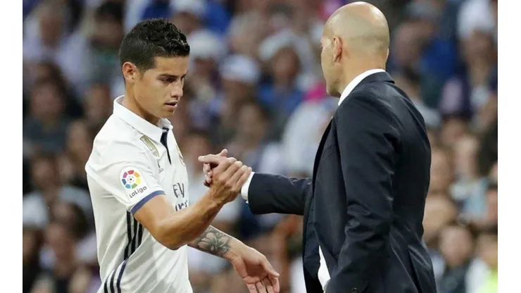 ¿Hicieron las paces? Desde España aseguran que Zidane sacó del mercado de pases a James