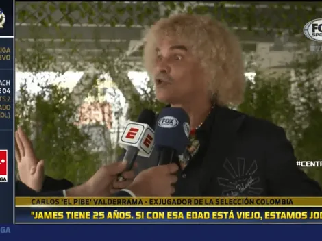 El Pibe Valderrama y un claro mensaje sobre James: "No va a jugar ni con los 24 lesionados"