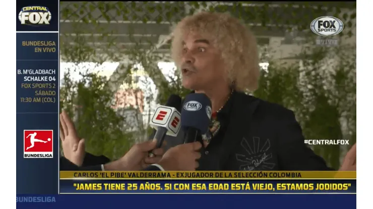 El Pibe Valderrama y un claro mensaje sobre James: "No va a jugar ni con los 24 lesionados"