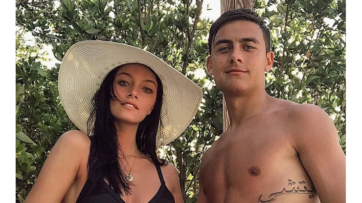 Foto de Dybala y Oriana.