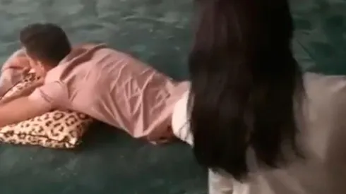 Cristiano subió un video de Georgina haciéndole masajes y Evra lo troleó en Instagram