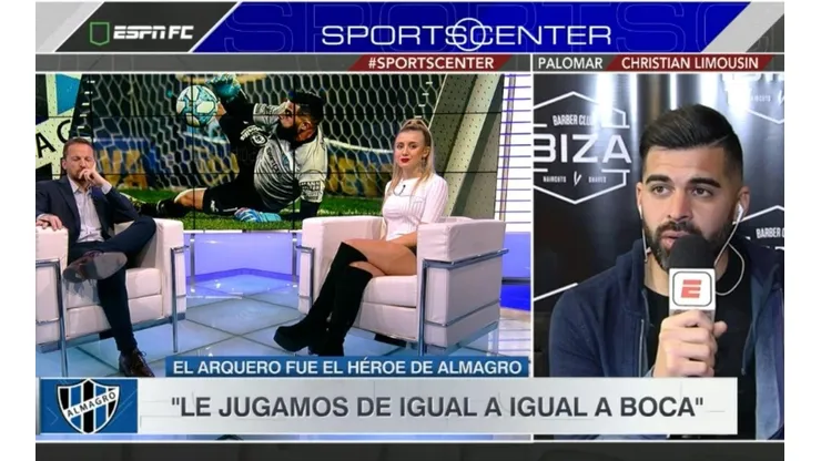 La crítica del arquero de Almagro para los jugadores de Boca