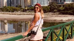 Pignatiello dejó la pileta, activó el Modo Turista y la llenaron de piropos en Instagram