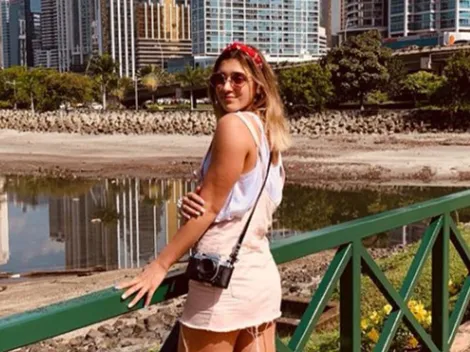 Pignatiello dejó la pileta, activó el Modo Turista y la llenaron de piropos en Instagram