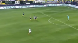 Almagro aprovechó un blooper de la defensa de Boca y empató sobre el final