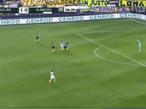 Almagro aprovechó un blooper de la defensa de Boca y empató sobre el final