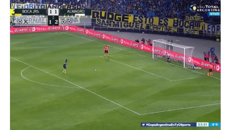 Foto de Hurtado y su penal.