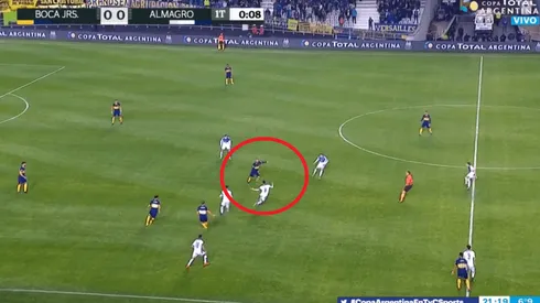 Video: la primera pelota que tocó De Rossi fue a lo Boca