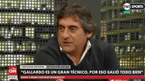 Enzo Francescoli no imagina una partida de Marcelo Gallardo.