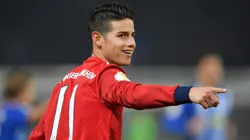 James Rodríguez en su paso por Bayern Munich.