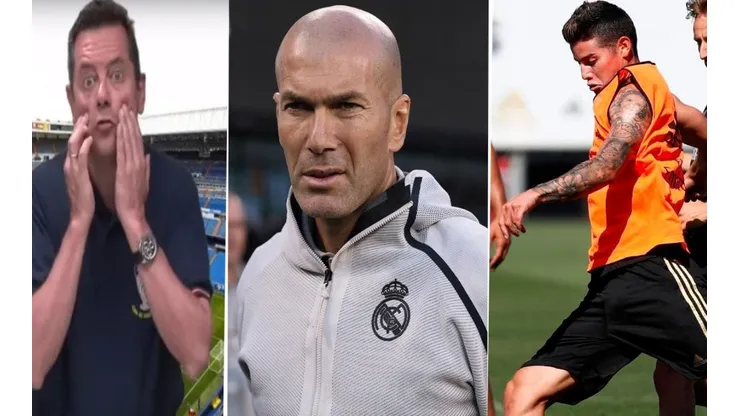 Roncero no se aguanta y sigue su campaña pro James: "¡Abre los ojos, Zizou!"