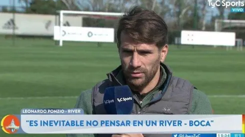 Le preguntaron por un posible River-Boca en Libertadores y Ponzio nos hizo reflexionar a todos