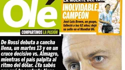 La tapa de Diario Olé que indignó a todos: “Es una vergüenza”