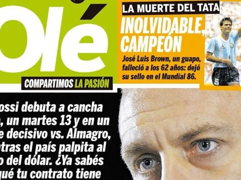 La tapa de Diario Olé que indignó a todos: “Es una vergüenza”
