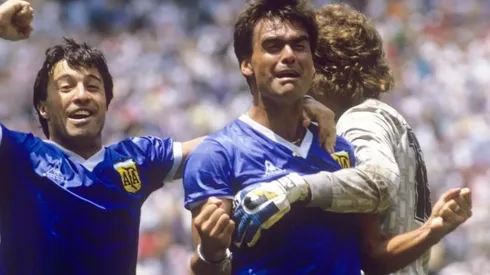 Brown festejando su gol en la final del Mundial.