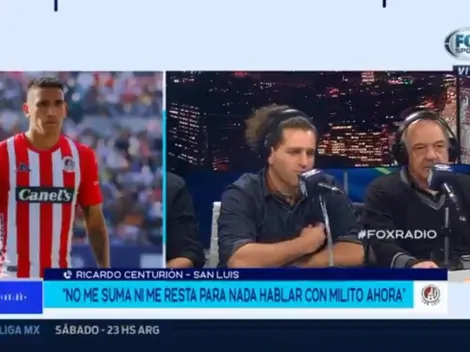 Centurión, prendido fuego: se volvió loco y destrozó a Coudet y Milito