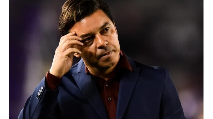 Marcelo Gallardo diagrama el once titular de River.