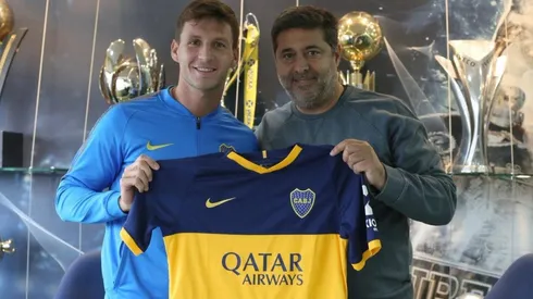 Franco Soldano en su presentación oficial.