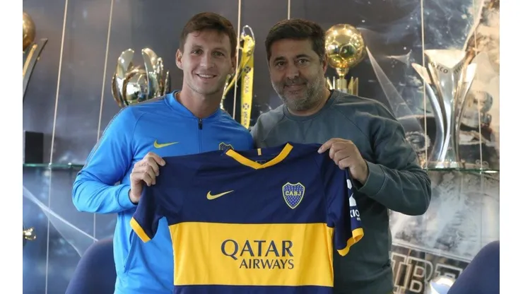 Franco Soldano en su presentación oficial.