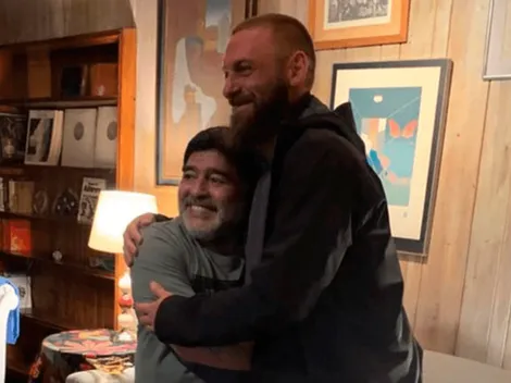 Burdisso reveló qué le dijo Daniele De Rossi a Maradona