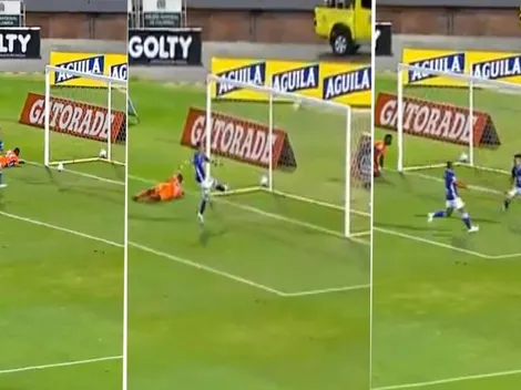 El insólito 'blooper' de Óscar Barreto después del empate de Millonarios contra Huila