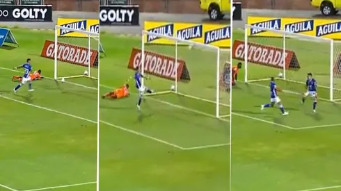 El insólito 'blooper' de Óscar Barreto después del empate de Millonarios contra Huila