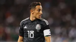 Guardado, durante la Copa Oro 2019 con el Tri. (Foto: Getty)