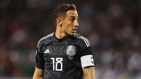 Guardado, durante la Copa Oro 2019 con el Tri. (Foto: Getty)