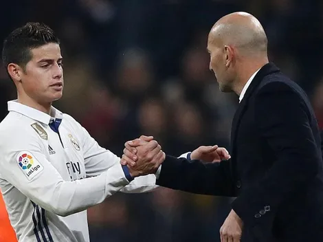Zidane se refirió a James y mantuvo en vilo su futuro en el Madrid