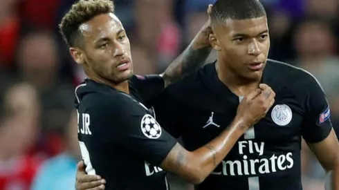 Mbappé y Neymar, amigos y compañeros.