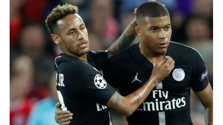 Mbappé y Neymar, amigos y compañeros.