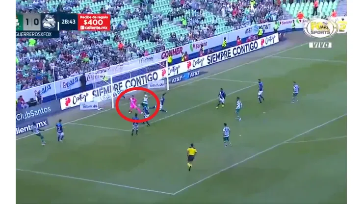 ¡Apareció Furch! El argentino puso el 2-0 para Santos
