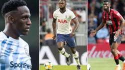 Yerry Mina, Dávinson Sánchez y Jéfferson Lerma.