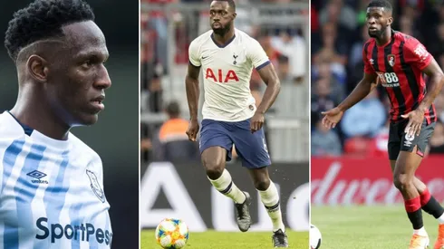 Yerry Mina, Dávinson Sánchez y Jéfferson Lerma.