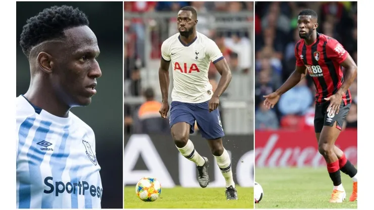 Yerry Mina, Dávinson Sánchez y Jéfferson Lerma.