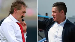 La Volpe y Ambriz, amigos del fútbol.