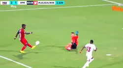 Así fue el gol de Déinner Quiñones para Independiente Medellín.