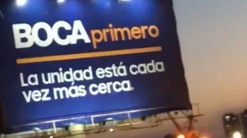 La historia detrás del misterioso cartel de Boca que apareció en una autopista