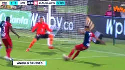 Así fue el gol de Jhonatan Marulanda para poner el 1-1 entre Medellín y América.