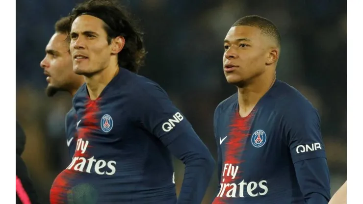 Edinson Cavani, Kylian Mbappé
