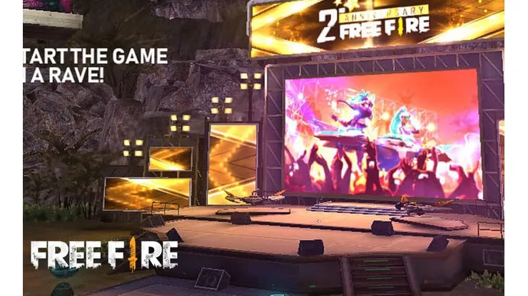 ¡Fiesta antes de la guerra! Nuevo escenario en Free Fire por el 2° Aniversario