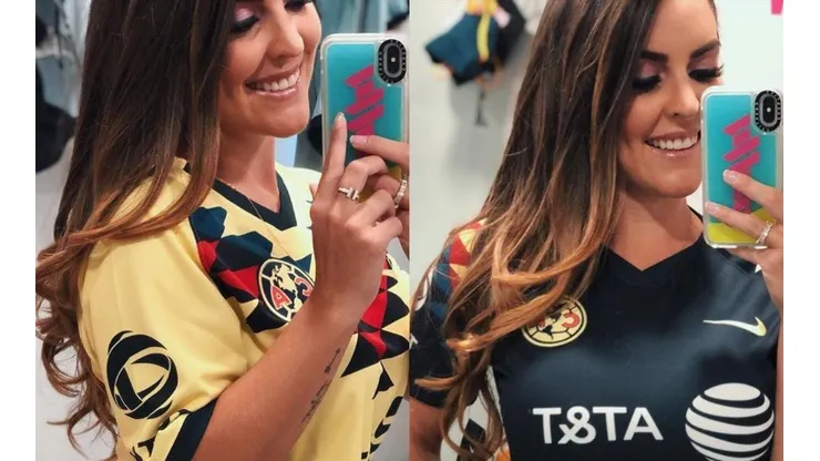 En bikini y con una gorra del América, Patty López encendió las redes